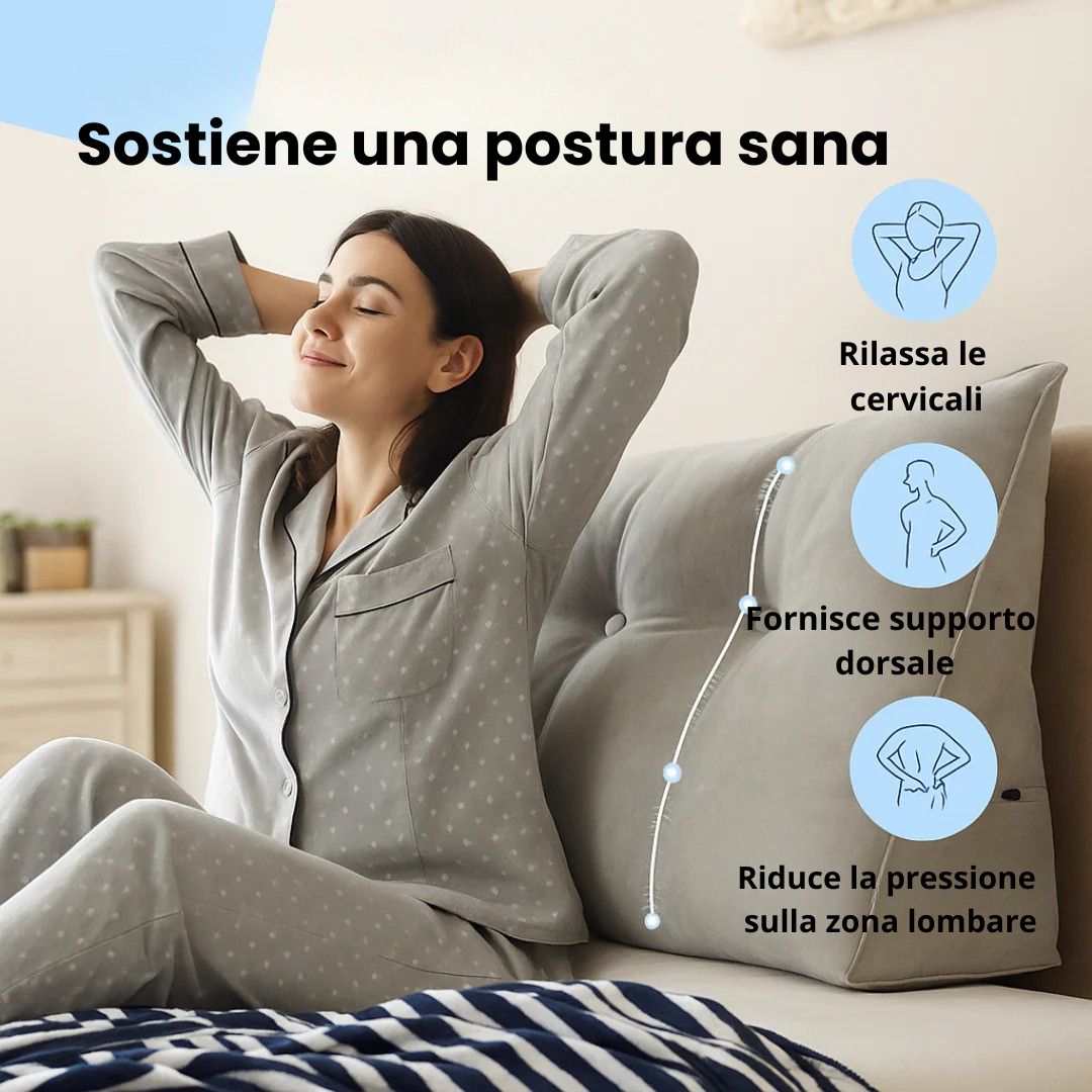 RiposoLux™ Il cuscino ortopedico per un riposo rigenerante.