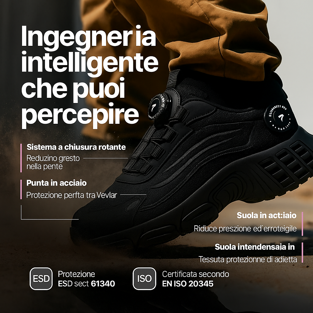 Clicker™ | Comfort e protezione in un’unica scarpa.